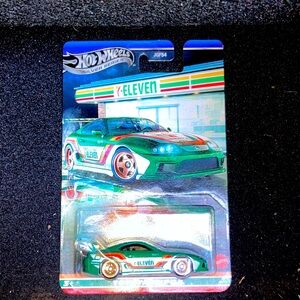 🎊Mattel Hot Wheels Green 7-Eleven Car